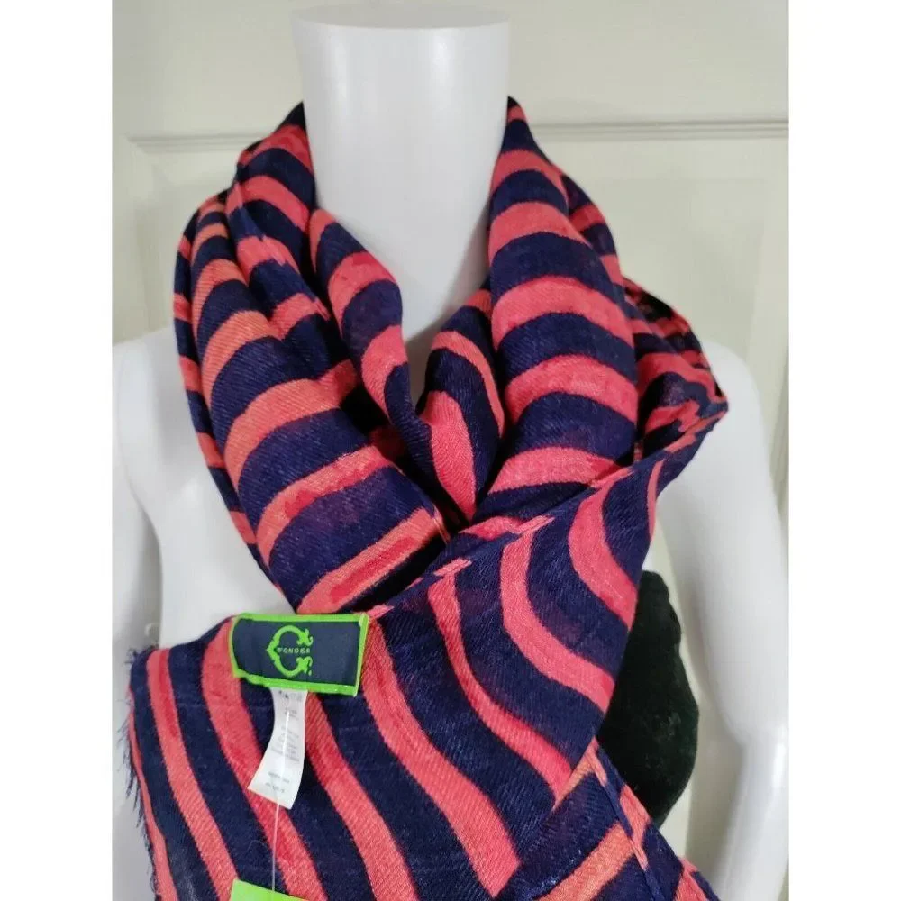 CWonder Watercolor Marine Scarf - Picture 4 of 7